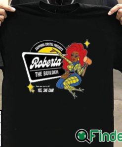 T shirt black Sapphira Cristal Presents Roberta The Builder Shirt
