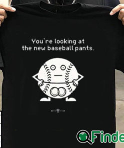 T shirt black You’re Looking At The News Baseball Pants Shirt