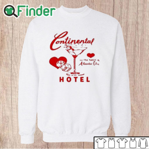 Unisex Sweatshirt Continental In The Heart Of Atlantic City Hotel Shirt