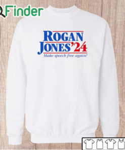 Unisex Sweatshirt Rogan Jones 2024 Shirt, Joe Rogan Shirt, Alex Jones Shirt