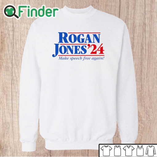 Unisex Sweatshirt Rogan Jones 2024 Shirt, Joe Rogan Shirt, Alex Jones Shirt