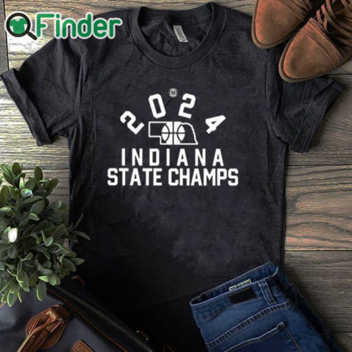 black T shirt 2024 Indiana State Champs Shirt