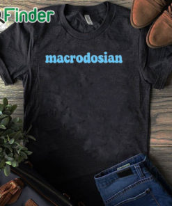 black T shirt Billy Macrodosian Shirt