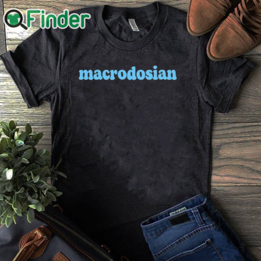 black T shirt Billy Macrodosian Shirt