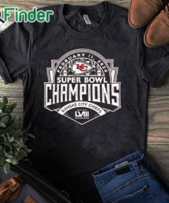 black T shirt February 11 2024 Super Bowl Champions Kansas City Chiefs Shirt