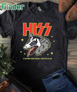 black T shirt Hiss A Sound And Visual Spectacular Shirt