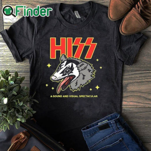 black T shirt Hiss A Sound And Visual Spectacular Shirt