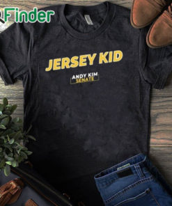 black T shirt Jersey Kid Andy Kim Senate Shirt