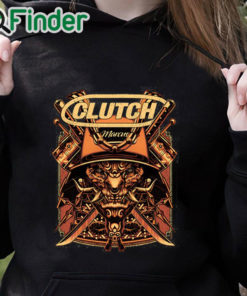 black hoodie Clutch Shogun T Shirt