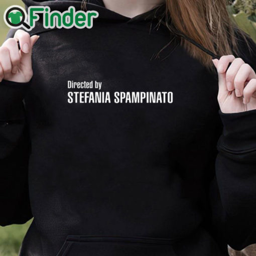 black hoodie Directed By Stefania Spampinato Shirt