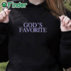 black hoodie God’s Favorite T Shirt