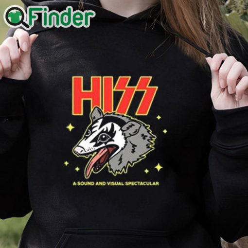 black hoodie Hiss A Sound And Visual Spectacular Shirt