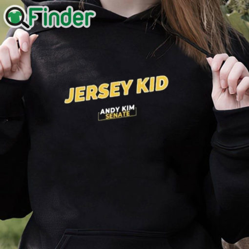 black hoodie Jersey Kid Andy Kim Senate Shirt
