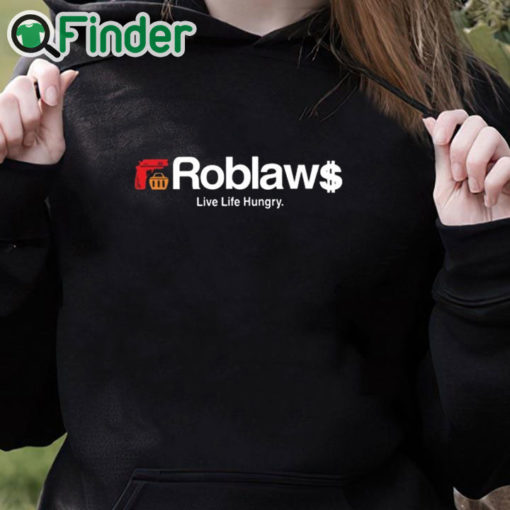 black hoodie Loblaws Loblaws Satire Shirt