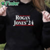 black hoodie Rogan Jones '24 Funny Political Mens T Shirt