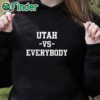 black hoodie Utah Vs Everybody Shirt