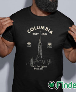 black shirt Billy Joel Turn The Lights Back On Empire Shirt