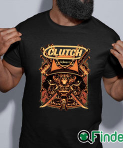 black shirt Clutch Shogun T Shirt