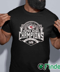 black shirt February 11 2024 Super Bowl Champions Kansas City Chiefs Shirt