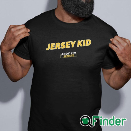 black shirt Jersey Kid Andy Kim Senate Shirt