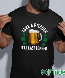 black shirt Take A Pitcher It’ll Last Longer Shirt