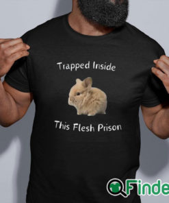 black shirt Trapped Inside This Flesh Prison Shirt