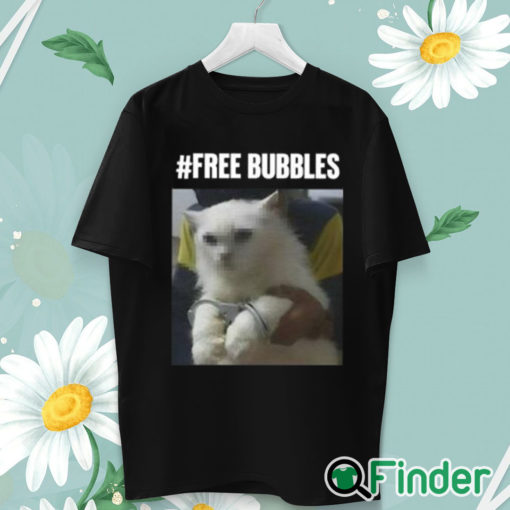 unisex T shirt Free Bubbles Cat Shirt