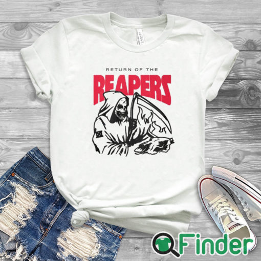 white T shirt Aaron Ladd Return Of The Reapers Shirt