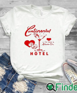 white T shirt Continental In The Heart Of Atlantic City Hotel Shirt