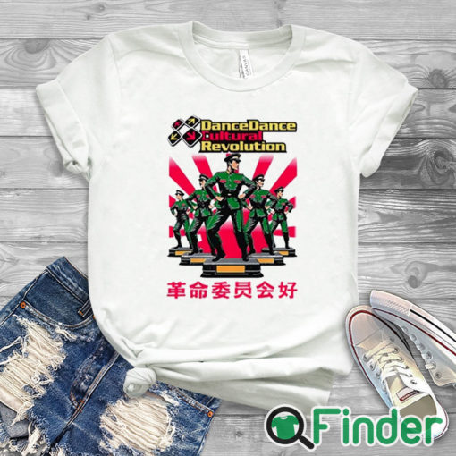 white T shirt Dance Dance Cultural Revolution T Shirt