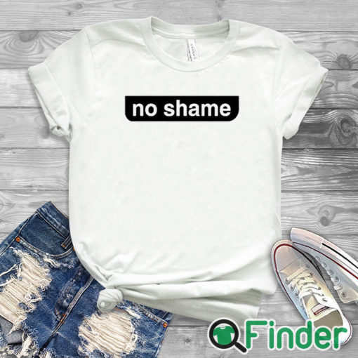 white T shirt No Shame No Name Parody Shirt