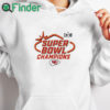 white hoodie Kc Chiefs Super Bowl Champions 2024 Shirt