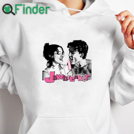 white hoodie Mobshity Jawbreaker Shirt