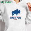 white hoodie Shawn Baker Dakota Pure Bison Shirt