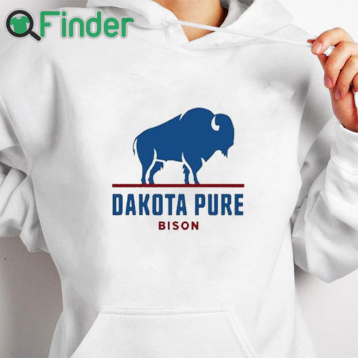 white hoodie Shawn Baker Dakota Pure Bison Shirt