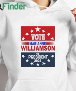 white hoodie Williamson For 2024 President T shirt