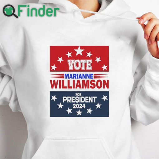 white hoodie Williamson For 2024 President T shirt