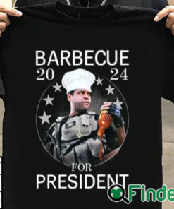 T shirt black Barbecue 2024 For President Shirt