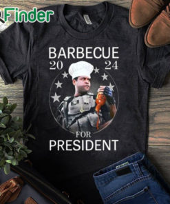 black T shirt Barbecue 2024 For President Shirt