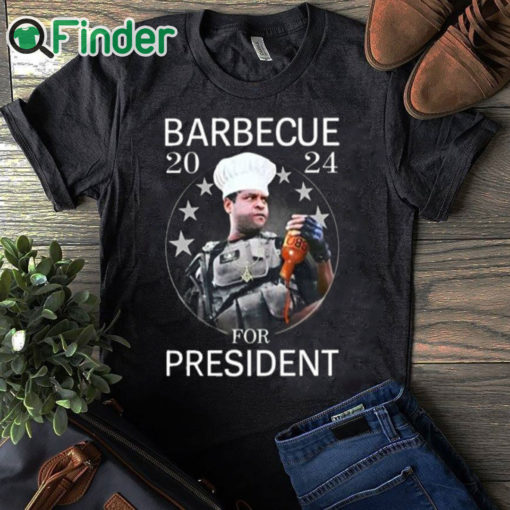 black T shirt Barbecue 2024 For President Shirt