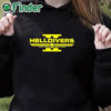 black hoodie Pilestedt Helldivers Ii Logo Shirt