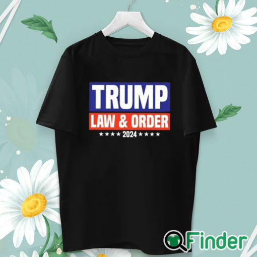 unisex T shirt Trump Law And Order 2024 Shirt