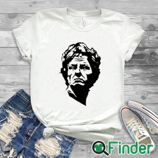 white T shirt Daily Roman Updates Julius Caesar Shirt