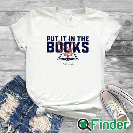 white T shirt Howie Rose Put It In The Books Shirt