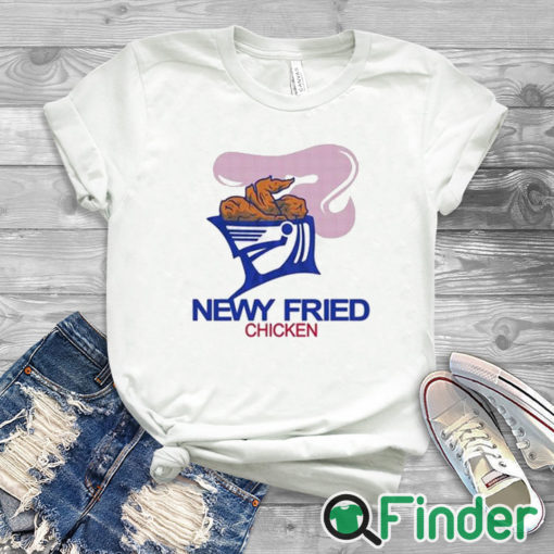 white T shirt Newy Fried Chicken Shirt