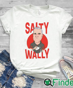 white T shirt Salty Wally Shirt
