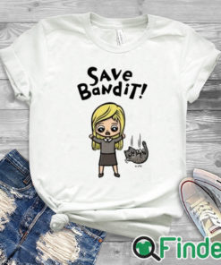 white T shirt Save Bandit Shirt
