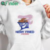 white hoodie Newy Fried Chicken Shirt