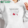 white hoodie The Only 2 States We Would Need To Fight A Land War In The Usa Shirt