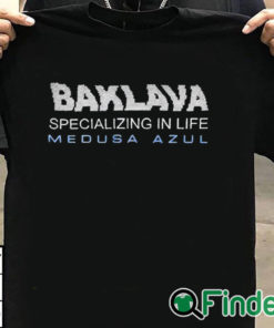 T shirt black Action Bronson Baklava Specializing In Life Medusa Azul Shirt